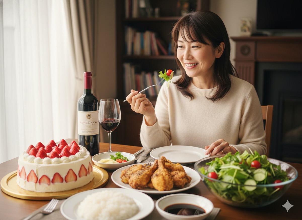 五色ダイエット 禁止食材ゼロ 平均70点でOK ケーキも揚げ物もお酒もOKなストレスフリーなダイエット